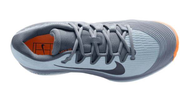 Nike Men's Vapor 12 Clay Court Tennis Shoes – Ashen Slate/Obsidian