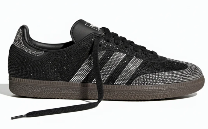 adidas Samba OG Women's Sneakers 'Rhinestone Black Silver'