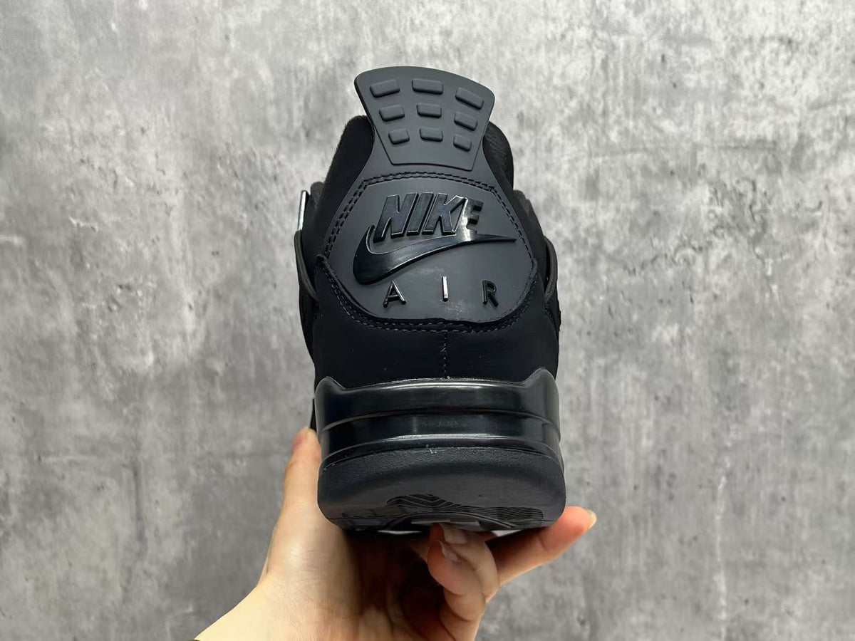 Air Jordan 4 Retro 'Black Cat' Sneakers - Black