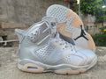 Air Jordan 6 Sneakers - Metallic Silver