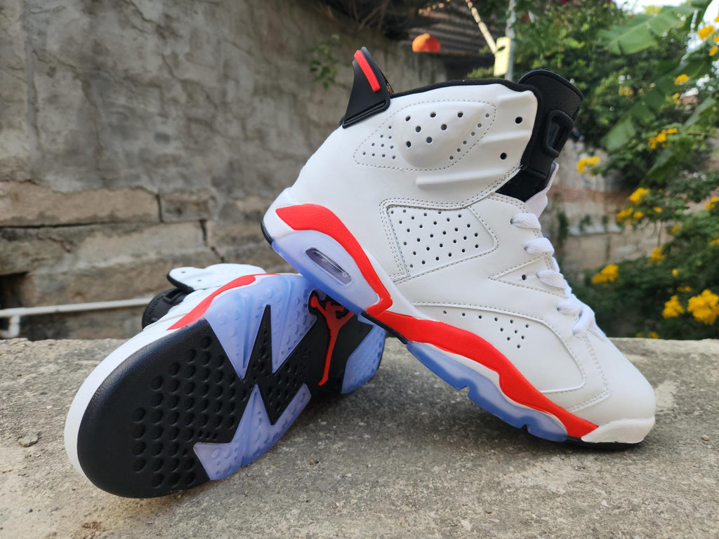 Air Jordan 6 Retro Men's Sneakers 'White Infrared'