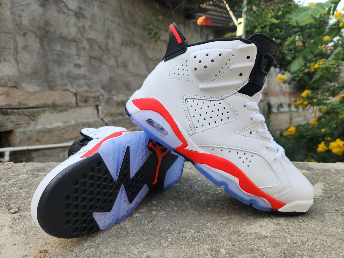 Air Jordan 6 Retro Men's Sneakers 'White Infrared'
