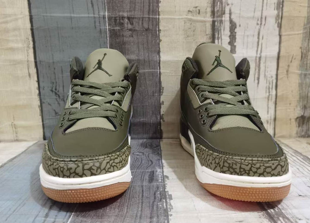 Air Jordan 3 Retro Men's Sneakers 'Medium Olive'