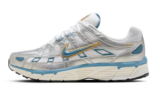 Nike P-6000 – Metallic Silver/Aegean Storm