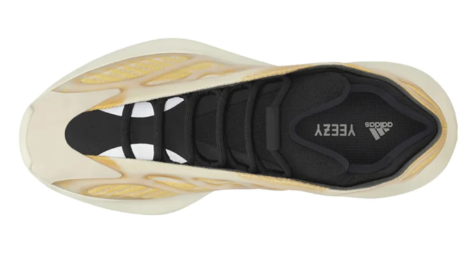 Adidas Yeezy 700 V3 Lace-Up Sneakers – Yellow/Cream
