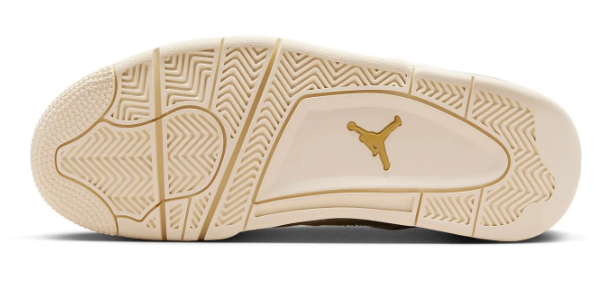 Air Jordan 4 Retro Women's Sneakers 'Metallic Gold'