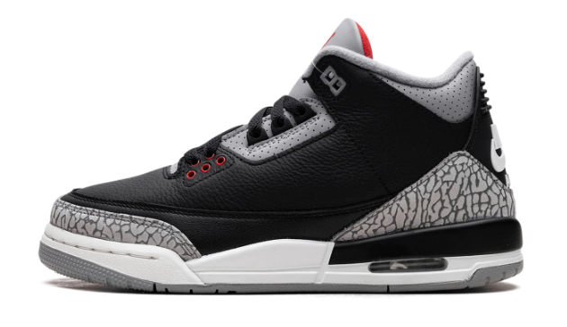 Air Jordan 3 GS 'Black Cement' – Kids' Sneakers