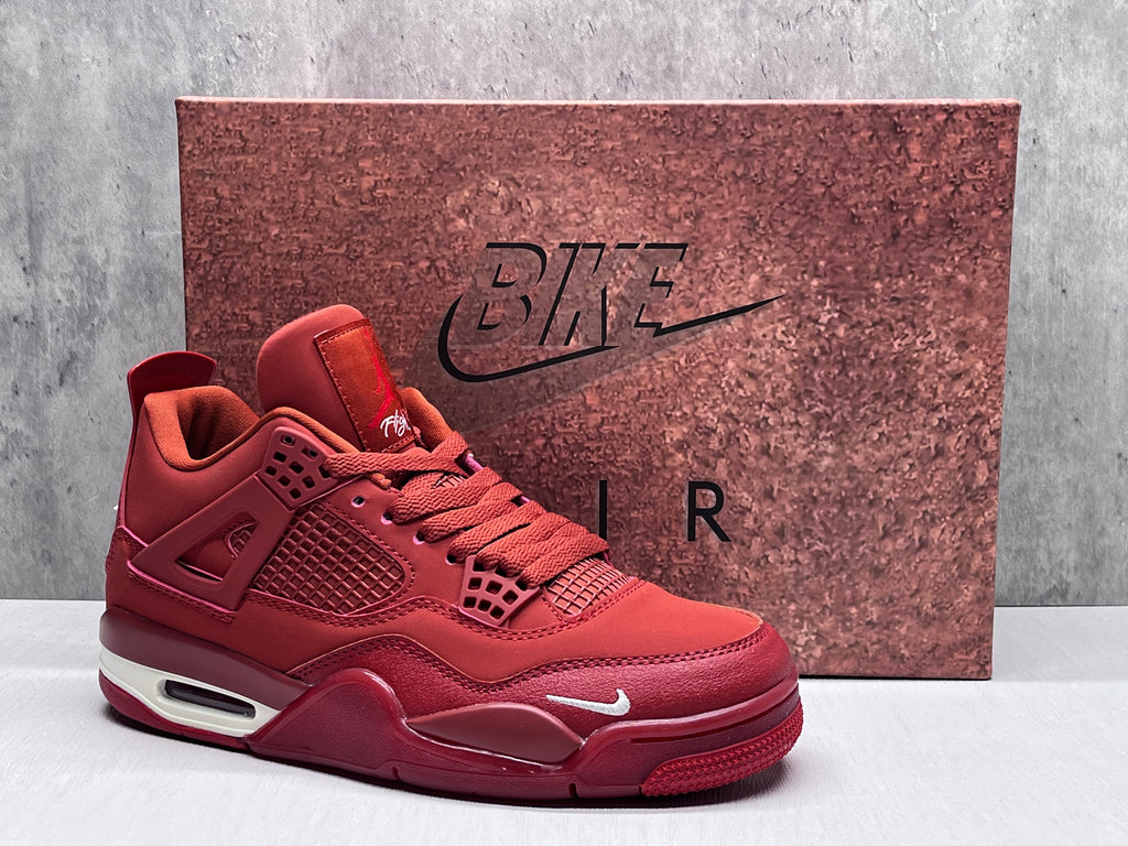 Air Jordan 4 Retro 'Bike Air' Sneakers - Red