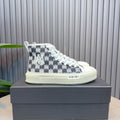 AMIRI Monogram High-Top Sneakers - Black and White