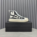 AMIRI Skeleton High-Top Sneakers - Black and White