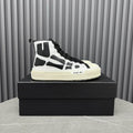 AMIRI Skeleton High-Top Sneakers - White and Black