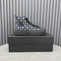 AMIRI Monogram High-Top Sneakers - Black, Grey and White