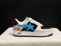 BAPE Star Low-Top Sneakers - Cream, Black and Blue