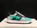 BAPE Star Low-Top Sneakers - Grey, Black and Mint Green