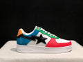 BAPE Star Low-Top Sneakers - Multicolor and White