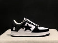 BAPE Star Low-Top Sneakers - Black and White