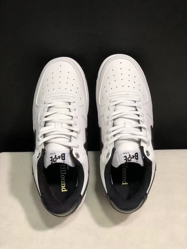 BAPE Star Low-Top Sneakers - White with Black Details