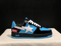 BAPE Star Low-Top Sneakers - Blue, Black and White