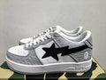 BAPE Star Low-Top Sneakers - Grey, White and Black
