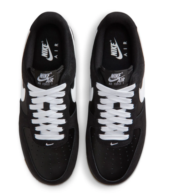 Nike Air Force 1 Low '07 LV8 Men's Sneakers - Black and White