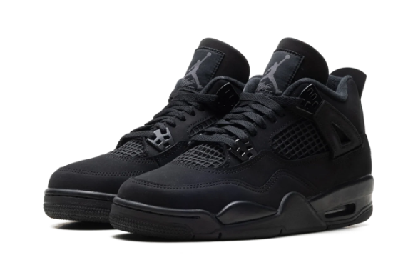 Air Jordan 4 Retro GS 'Black Cat' (2025) – Kids' Sneakers