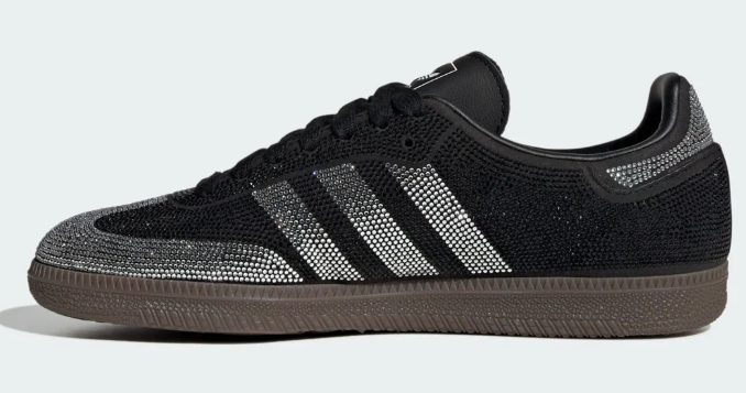 adidas Samba OG Women's Sneakers 'Rhinestone Black Silver'